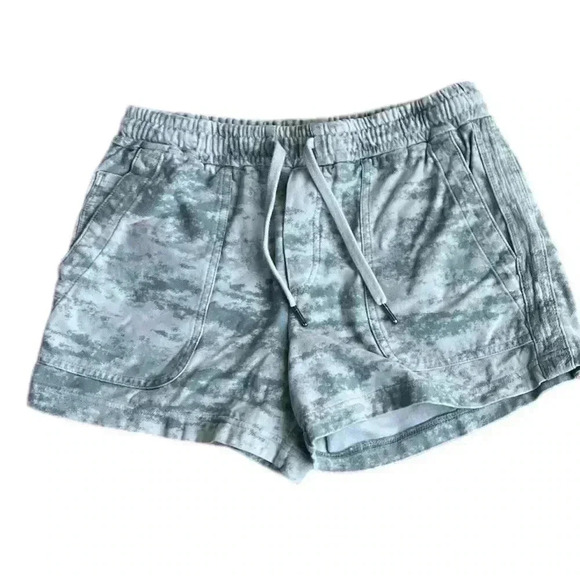 ATHLETA Bundle FARALLON Gray & Pink Tie Dye Pull on Drawstring Waist Shorts - Picture 2 of 9